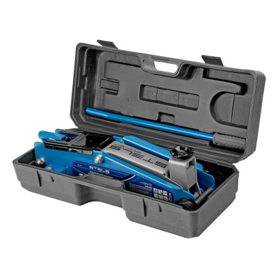 Домкрат гидравлический подкатной, высокий подъем, 3т, SUV, 190-535 мм, в кейсе Stels Домкрат гидравлический подкатной, высокий подъем, 3т, SUV, 190-535 мм, в кейсе Stels