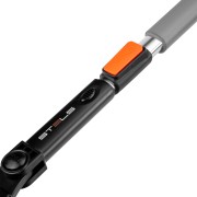 Щетка-сметка для снега со скребком и водосгоном, телескопическая, поворотная голова Stels