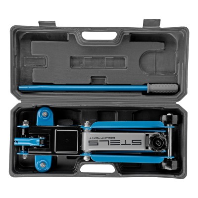 Домкрат гидравлический подкатной, высокий подъем, 3т, SUV, 190-535 мм, в кейсе Stels Домкрат гидравлический подкатной, высокий подъем, 3т, SUV, 190-535 мм, в кейсе Stels