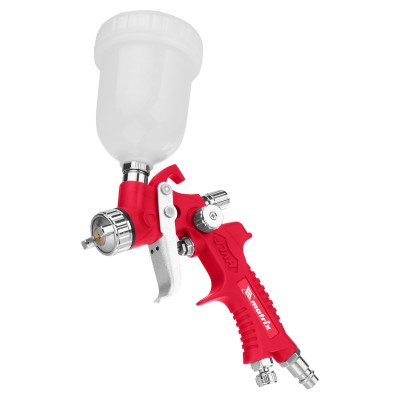 Краскораспылитель HVLP пневмат. с верхним бачком V= 0,1 л, сопло диаметром 0.8 мм Matrix Краскораспылитель HVLP пневмат. с верхним бачком V= 0,1 л, сопло диаметром 0.8 мм Matrix