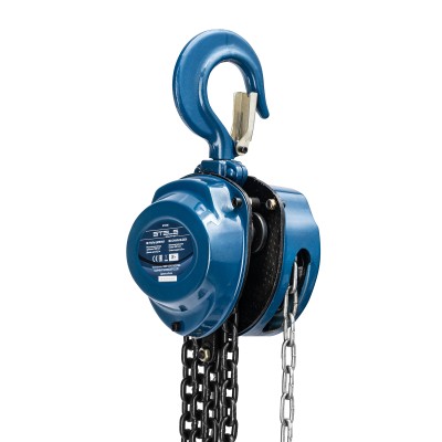 Таль цепная, 2 т, h подъема 2.5 м, расстояние между крюками 400 мм Stels Таль цепная, 2 т, h подъема 2.5 м, расстояние между крюками 400 мм Stels