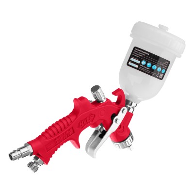 Краскораспылитель HVLP пневмат. с верхним бачком V= 0,1 л, сопло диаметром 0.8 мм Matrix Краскораспылитель HVLP пневмат. с верхним бачком V= 0,1 л, сопло диаметром 0.8 мм Matrix