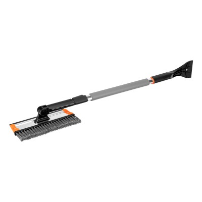 Щетка-сметка для снега со скребком и водосгоном, телескопическая, поворотная голова Stels Щетка-сметка для снега со скребком и водосгоном, телескопическая, поворотная голова Stels