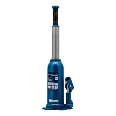 Домкрат гидравлический бутылочный, 10 т, h подъема 222-447 мм Stels Домкрат гидравлический бутылочный, 10 т, h подъема 222-447 мм Stels