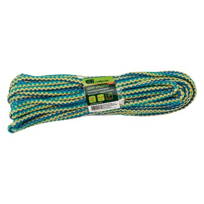 Шнур вязаный полипропиленовый с серд."Радуга", 6 мм, L 20 м, Сибртех Шнур вязаный полипропиленовый с серд."Радуга", 6 мм, L 20 м, Сибртех