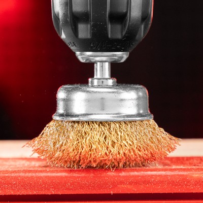 Набор щеток для дрели, 3 шт, 1 плоская, 50 мм, 2 "чашки", 25-50 мм, со шпильками Matrix Набор щеток для дрели, 3 шт, 1 плоская, 50 мм, 2 "чашки", 25-50 мм, со шпильками Matrix