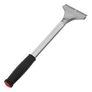 Скребок, 100 мм, фиксированное лезвие, удлиненная металлическая обрезиненная ручка Matrix