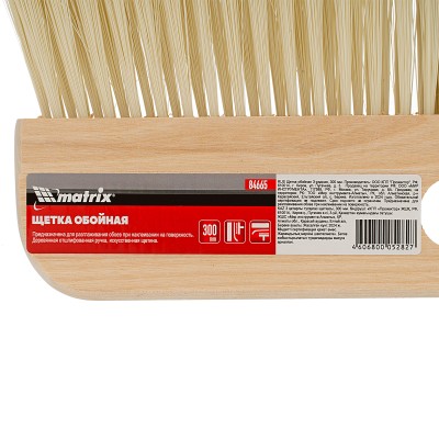 Щетка обойная 3-рядная, 300 мм MTX Щетка обойная 3-рядная, 300 мм MTX