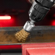 Набор щеток для дрели, 3 шт, 1 плоская, 50 мм, 2 "чашки", 25-50 мм, со шпильками Matrix