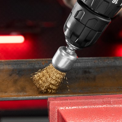 Набор щеток для дрели, 3 шт, 1 плоская, 50 мм, 2 "чашки", 25-50 мм, со шпильками Matrix Набор щеток для дрели, 3 шт, 1 плоская, 50 мм, 2 "чашки", 25-50 мм, со шпильками Matrix