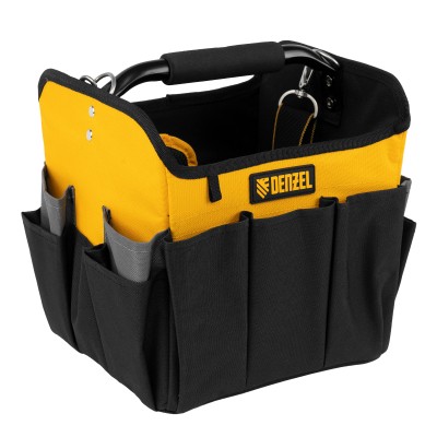 Переноска для инструмента, 260х240х300 мм, 22 кармана, наплечный ремень Denzel Переноска для инструмента, 260х240х300 мм, 22 кармана, наплечный ремень Denzel