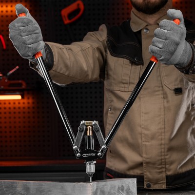 Заклепочник, 450 мм, двуручный, усиленный, заклепки 3.2-4.0-4.8 мм Sparta Заклепочник, 450 мм, двуручный, усиленный, заклепки 3.2-4.0-4.8 мм Sparta