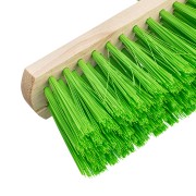 Щетка деревянная для подметания пола, 280 мм, 5 рядов, прямая тулейка с резьбой, без черенка Сибртех