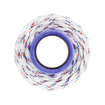 Фал плетеный полипропиленовый с сердечником, 6 мм, L100 м, 16-прядный, Сибртех Фал плетеный полипропиленовый с сердечником, 6 мм, L100 м, 16-прядный, Сибртех