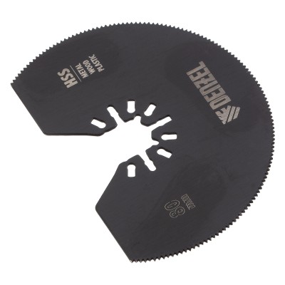 Насадка для МФИ отрезная полукруг, HSS, по металлу и дереву, 80 мм х 1,2 мм, мелкий зуб Denzel Насадка для МФИ отрезная полукруг, HSS, по металлу и дереву, 80 мм х 1,2 мм, мелкий зуб Denzel