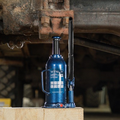 Домкрат гидравлический бутылочный, 12 т, h подъема 227-457 мм Stels Домкрат гидравлический бутылочный, 12 т, h подъема 227-457 мм Stels