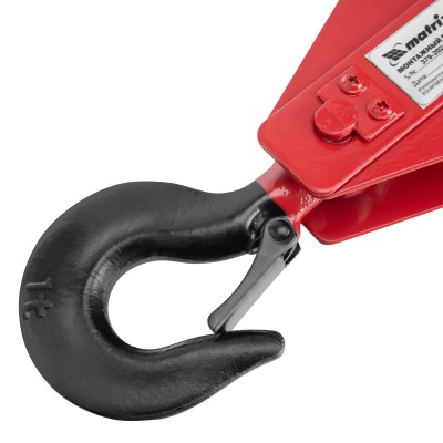 Блок монтажный с крюком, 1 т Matrix Блок монтажный с крюком, 1 т Matrix