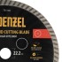 Диск алмазный отрезной DENZEL Турбо, ф230 х 22.2 мм, сухой рез, HWD92, турбированная рабочая часть, круг, 731140 Диск алмазный отрезной DENZEL Турбо, ф230 х 22.2 мм, сухой рез, HWD92, турбированная рабочая часть, круг, 731140