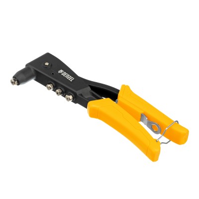 Заклепочник ручной, 255 мм, литой, усиленный, заклепки 2,4-3,2-4,0-4,8 мм Denzel Заклепочник ручной, 255 мм, литой, усиленный, заклепки 2,4-3,2-4,0-4,8 мм Denzel