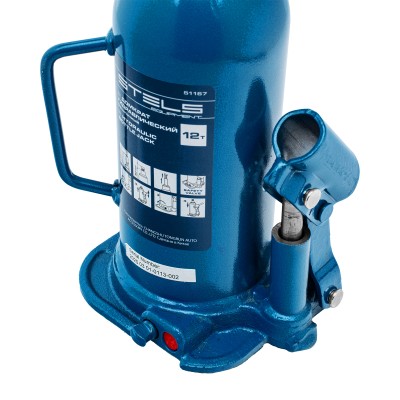 Домкрат гидравлический бутылочный, 12 т, h подъема 227-457 мм Stels Домкрат гидравлический бутылочный, 12 т, h подъема 227-457 мм Stels