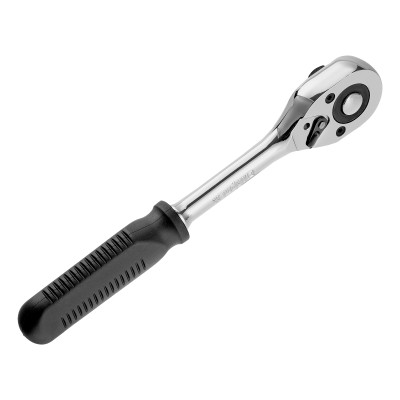 Ключ-трещотка 1/2", 45 зубьев, с быстрым сбросом, CrV, хром Сибртех Ключ-трещотка 1/2", 45 зубьев, с быстрым сбросом, CrV, хром Сибртех