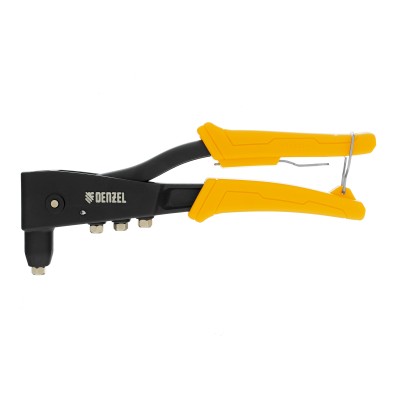 Заклепочник ручной, 255 мм, литой, усиленный, заклепки 2,4-3,2-4,0-4,8 мм Denzel Заклепочник ручной, 255 мм, литой, усиленный, заклепки 2,4-3,2-4,0-4,8 мм Denzel