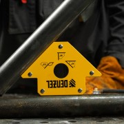 Фиксатор магнитный для сварочных работ, усилие 50 Lb Denzel