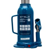 Домкрат гидравлический бутылочный, 12 т, h подъема 227-457 мм Stels