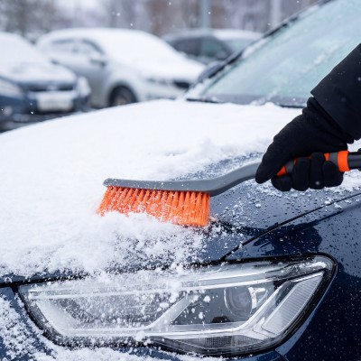 Щетка-сметка для снега со скребком 580 мм Stels Щетка-сметка для снега со скребком 580 мм Stels