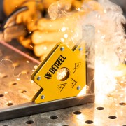 Фиксатор магнитный для сварочных работ, усилие 50 Lb Denzel