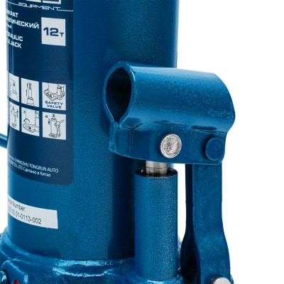 Домкрат гидравлический бутылочный, 12 т, h подъема 227-457 мм Stels Домкрат гидравлический бутылочный, 12 т, h подъема 227-457 мм Stels