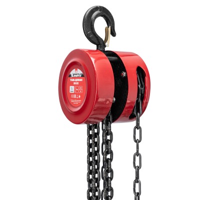 Таль цепная, 1 т, H подъема 2.5 м, расстояние между крюками 300 мм Matrix Таль цепная, 1 т, H подъема 2.5 м, расстояние между крюками 300 мм Matrix