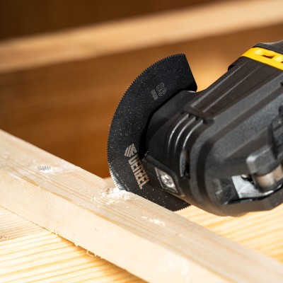 Насадка для МФИ отрезная полукруг, HSS, по металлу и дереву, 80 мм х 1,2 мм, мелкий зуб Denzel Насадка для МФИ отрезная полукруг, HSS, по металлу и дереву, 80 мм х 1,2 мм, мелкий зуб Denzel