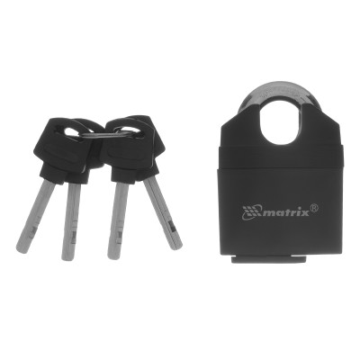 Замок навесной всепогодный усиленный 50 мм Matrix Замок навесной всепогодный усиленный 50 мм Matrix