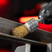 Набор щеток для дрели, 5 шт, 2 плоские, 50-75 мм, 3 "чашки", 25-50-75 мм, со шпильками Matrix