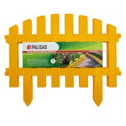 Забор декоративный "Винтаж", 28 х 300 см, желтый, Palisad