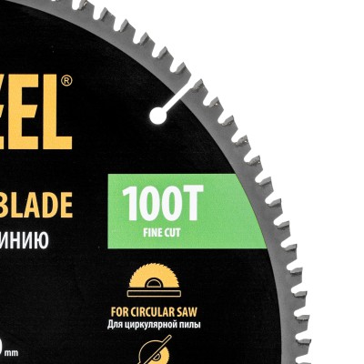 Пильный диск по алюминию ф305 х 30 мм, 100 зубьев Denzel Пильный диск по алюминию ф305 х 30 мм, 100 зубьев Denzel