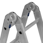 Лестница шарнирная алюминиевая, 4 х 3 ступени, Сибртех