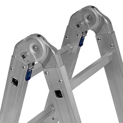 Лестница шарнирная алюминиевая, 4 х 3 ступени, Сибртех Лестница шарнирная алюминиевая, 4 х 3 ступени, Сибртех