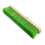 Щетка деревянная для пола, 400 мм, пятирядная, тулейка с резьбой под углом, без черенка Сибртех
