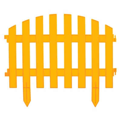 Забор декоративный "Винтаж", 28 х 300 см, желтый, Palisad Забор декоративный "Винтаж", 28 х 300 см, желтый, Palisad