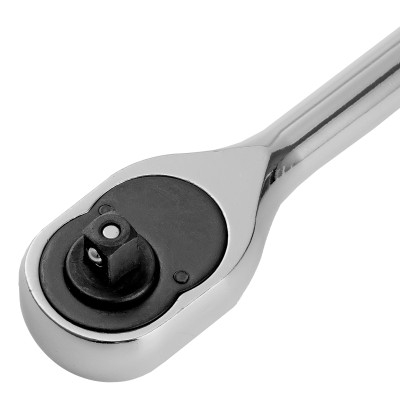 Ключ-трещотка 1/4", 45 зубьев, цельнометаллический, с быстрым сбросом, CrV, хром Сибртех Ключ-трещотка 1/4", 45 зубьев, цельнометаллический, с быстрым сбросом, CrV, хром Сибртех