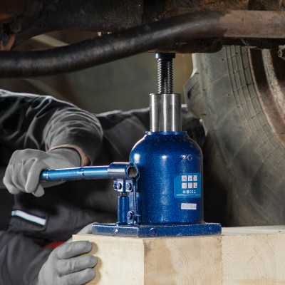 Домкрат гидравлический бутылочный телескопический, 10 т, H подъема 170-430 мм Stels Домкрат гидравлический бутылочный телескопический, 10 т, H подъема 170-430 мм Stels