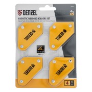 Набор из 4 магнитных фиксаторов для сварочных работ Denzel