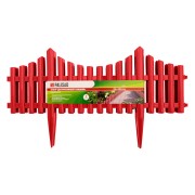 Забор декоративный "Гибкий", 24 х 300 см, коралловый, Palisad