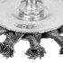 Щетка для дрели, 75 мм, плоская со шпилькой, крученая металлическая проволока Matrix Щетка для дрели, 75 мм, плоская со шпилькой, крученая металлическая проволока Matrix
