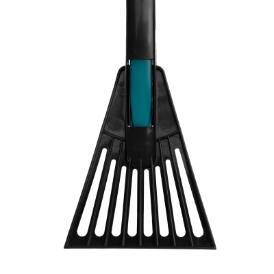 Щетка-сметка для снега со скребком 400 мм, бирюзовая Sparta Щетка-сметка для снега со скребком 400 мм, бирюзовая Sparta