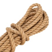 Веревка джутовая, L 10 м, крученая, D 8 мм Сибртех