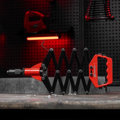 Заклепочник, "Гармошка", усиленный, заклепки 3.2-4.0-4.8-6.0-6,4 мм Matrix Заклепочник, "Гармошка", усиленный, заклепки 3.2-4.0-4.8-6.0-6,4 мм Matrix