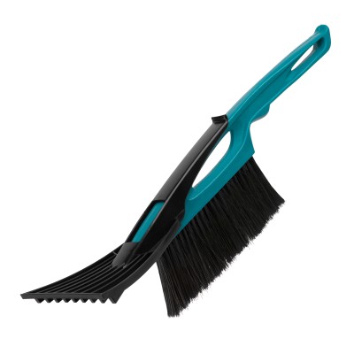 Щетка-сметка для снега со скребком 400 мм, бирюзовая Sparta Щетка-сметка для снега со скребком 400 мм, бирюзовая Sparta